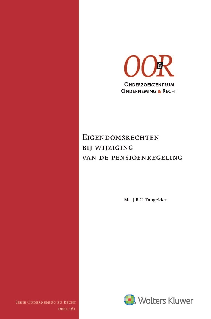 Eigendomsrechten bij wijziging pensioenregeling
