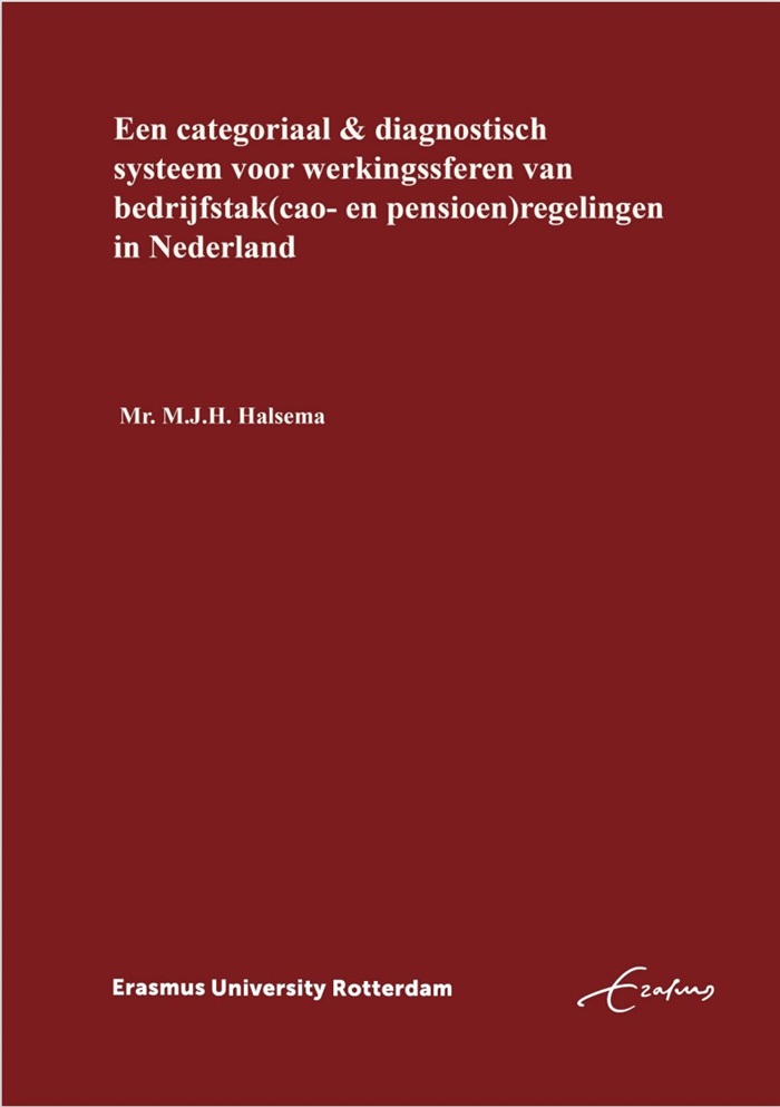 Categoriaal & diagnostisch systeem voor bedrijfstak (cao- en pensioen)regelingen