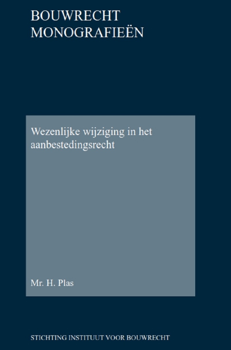 Wezenlijke wijziging in het aanbestedingsrecht