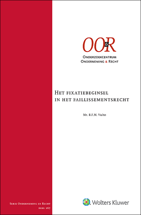 Het fixatiebeginsel in het faillissementsrecht